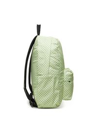 Vans Plecak Old Skool Check VN000H4XCLH1 Zielony. Kolor: zielony. Materiał: materiał #3