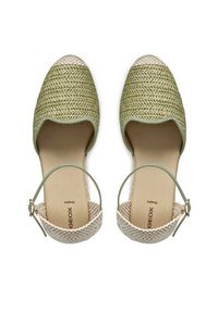 Geox Espadryle Gelsa Low D55NGE 02MLM C3002 Zielony. Kolor: zielony. Materiał: materiał #4