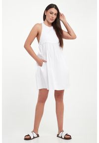 Max Mara Beachwear - Sukienka mini Pantera MAX MARA BEACHWEAR. Wzór: motyw zwierzęcy. Długość: mini #1