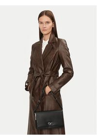 Calvin Klein Torebka Ck Elongated Shoulder Bag K60K612807 Czarny. Kolor: czarny. Materiał: skórzane #4