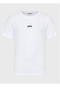 Unfair Athletics T-Shirt UNFR23-015 Biały Regular Fit. Kolor: biały. Materiał: bawełna