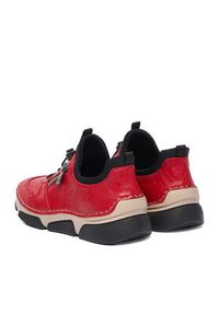 Rieker Sneakersy CEO-45951-33 Czerwony. Kolor: czerwony. Materiał: skóra #3