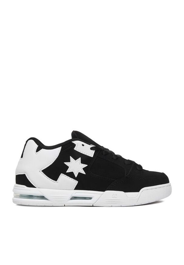 DC Shoes Sneakersy EO-DC COMMAND DC02744003 Czarny. Kolor: czarny. Materiał: skóra, nubuk