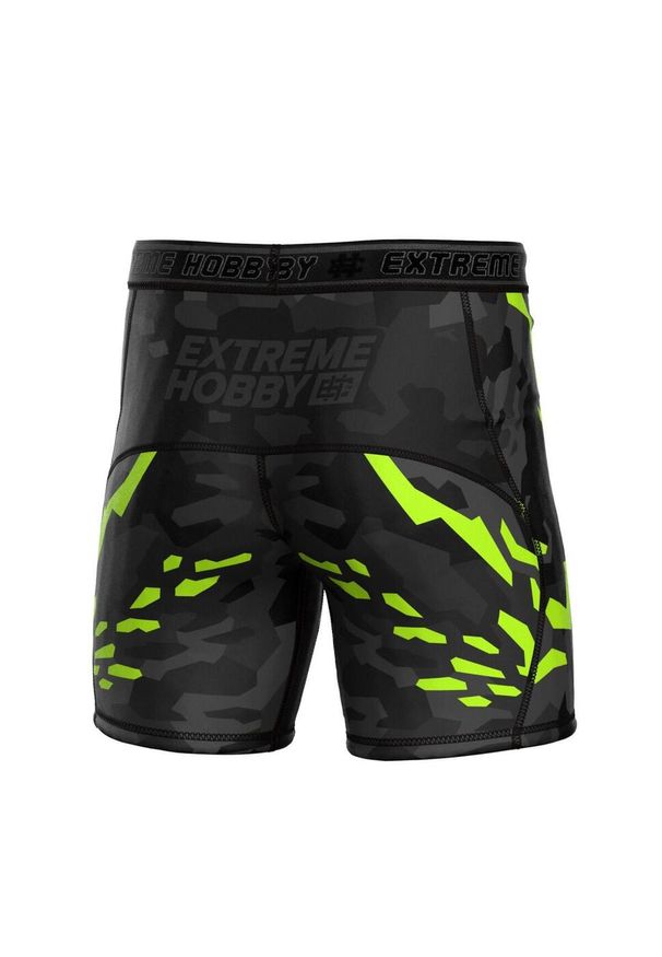 Spodenki Vale Tudo do MMA męskie EXTREME HOBBY BLACK PANTHER. Kolor: zielony, czarny, wielokolorowy. Materiał: poliester, elastan