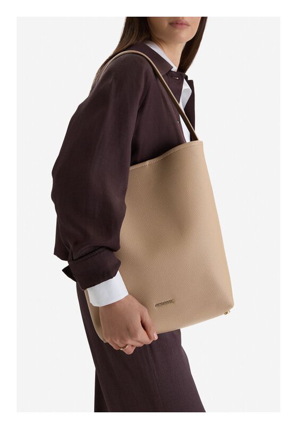 Gino Rossi - GINO ROSSI Torebka C-LDA8552 Beżowy. Kolor: beżowy