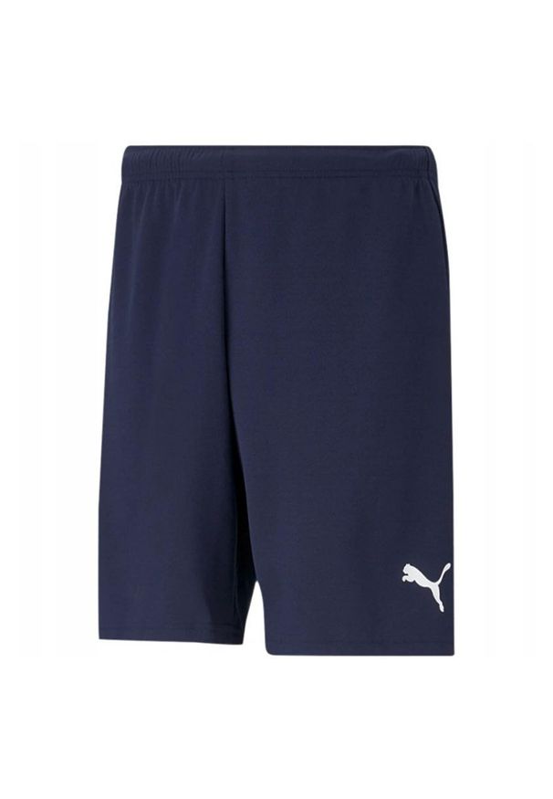 Puma - Męskie Spodenki TeamRISE. Kolor: niebieski. Sport: turystyka piesza