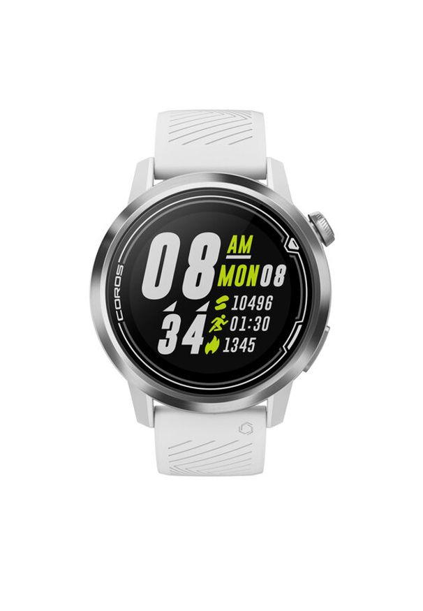 COROS - Coros Smartwatch WAPX-WHT Biały. Rodzaj zegarka: smartwatch. Kolor: biały