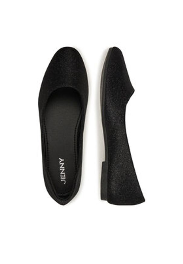 Jenny - JENNY Baleriny NELLA WSS21069-01 Czarny. Kolor: czarny. Materiał: materiał
