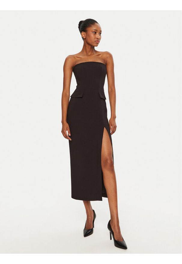 BARDOT Sukienka koktajlowa Nikki 59728DB Czarny Slim Fit. Kolor: czarny. Materiał: syntetyk, wiskoza. Styl: wizytowy