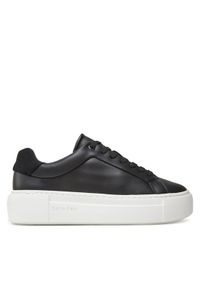 Calvin Klein Sneakersy Ff Cupsole Lace Up Lth HW0HW02570 Czarny. Kolor: czarny. Materiał: skóra