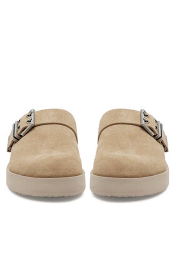 G-Star RAW - G-Star Raw Klapki BROOKE-25SS452 Beżowy. Kolor: beżowy. Materiał: zamsz, skóra