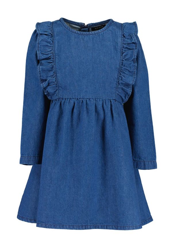 Blue Seven Sukienka jeansowa 784112 X Niebieski Regular Fit. Kolor: niebieski. Materiał: jeans, bawełna
