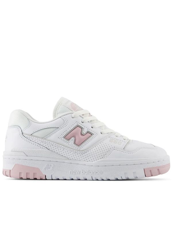Buty damskie New Balance BBW550VC - białe. Okazja: na co dzień. Kolor: biały. Materiał: materiał, skóra, syntetyk. Szerokość cholewki: normalna
