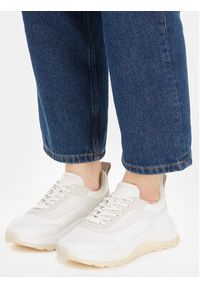 Calvin Klein Sneakersy 2 Piece Runner S Lace Up-Nano Mn HW0HW01644 Biały. Kolor: biały #4