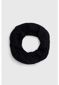 Nike komin kolor czarny gładki. Kolor: czarny. Materiał: skóra, materiał. Wzór: gładki #1