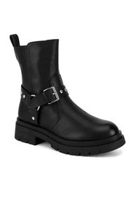 DeeZee Botki HY60188-2 Czarny. Kolor: czarny. Materiał: materiał