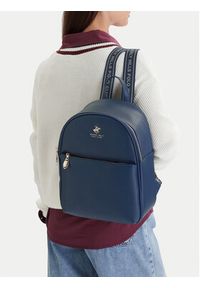 Beverly Hills Polo Club Plecak CEO-BHPC-L-004-09 Granatowy. Kolor: niebieski. Materiał: materiał #3
