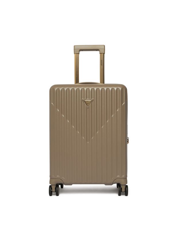 Walizka kabinowa Guess. Kolor: beżowy