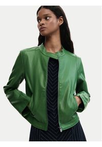 Desigual Kurtka z imitacji skóry Ariel 26SWEW09 Zielony Regular Fit. Kolor: zielony. Materiał: skóra #6