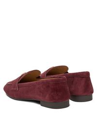 Coach Loafersy CCC82 Bordowy. Kolor: czerwony. Materiał: zamsz, skóra