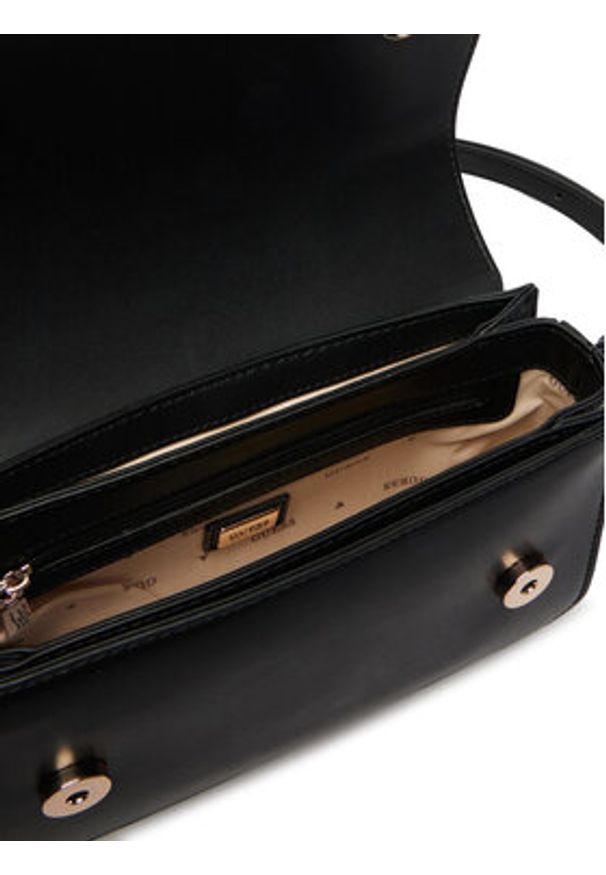 Guess Torebka Janie HWVG99 10210 Czarny. Kolor: czarny. Materiał: skórzane