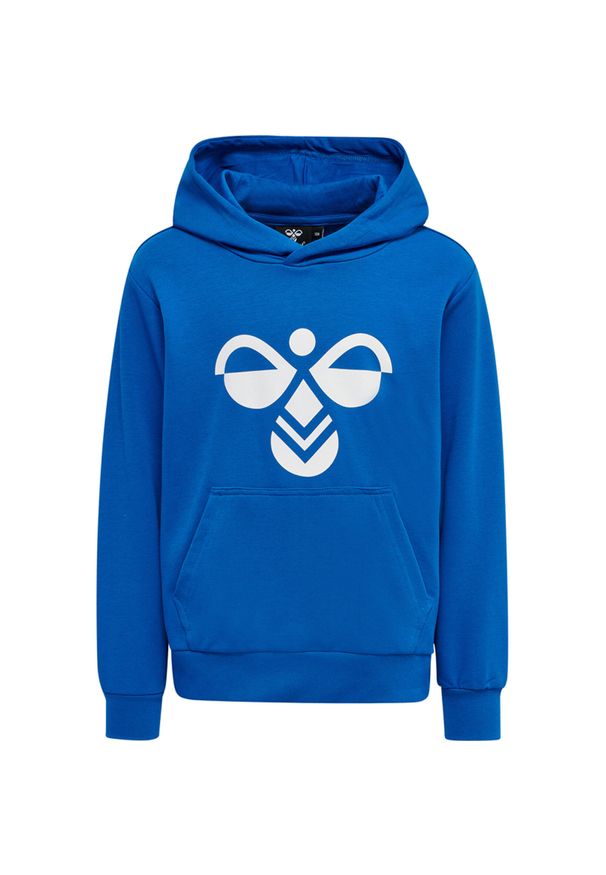 Bluza z kapturem dla dzieci Hummel Cuatro. Typ kołnierza: kaptur. Kolor: niebieski. Sport: joga i pilates