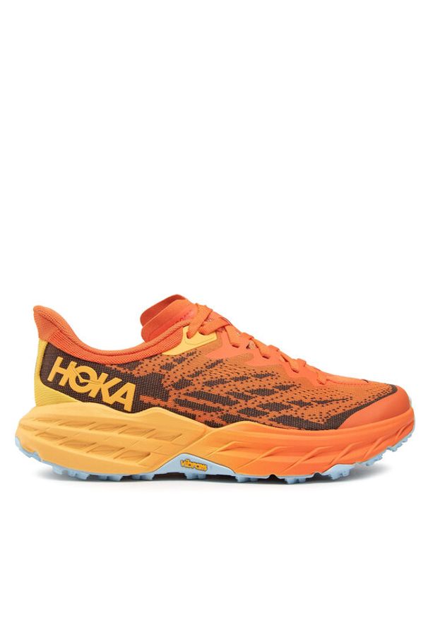 HOKA - Hoka Buty do biegania M Speedgoat 5 1123157 Pomarańczowy. Kolor: pomarańczowy. Materiał: materiał