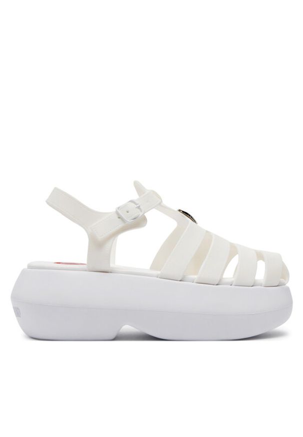 Love Moschino - LOVE MOSCHINO Sandały JA16247I0II38100 Biały. Kolor: biały