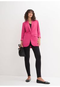 bonprix - Legginsy (2 pary). Kolor: czarny. Materiał: bawełna. Długość: długie #3