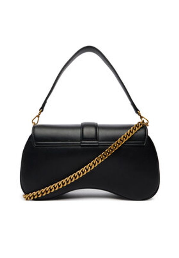 Just Cavalli Torebka 80RA4BA1 ZSA89 Czarny. Kolor: czarny. Materiał: skórzane