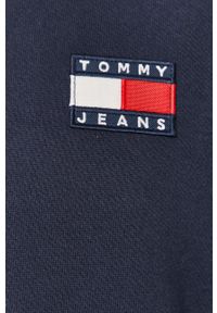Tommy Jeans - Bluza DM0DM06592. Okazja: na co dzień. Typ kołnierza: bez kaptura. Kolor: niebieski. Materiał: bawełna, dzianina. Wzór: gładki, aplikacja. Styl: casual #5