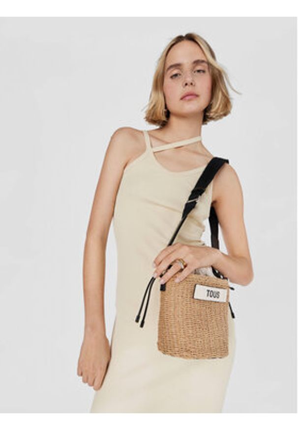 Tous - TOUS Torebka Saca Scoubidou 2001854651 Beżowy. Kolor: beżowy