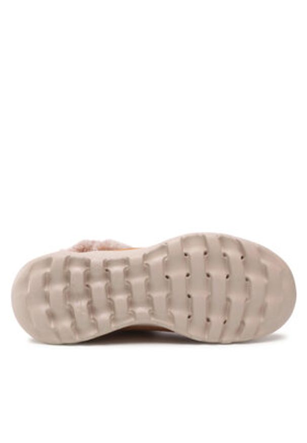 skechers - Skechers Botki Go Joy 144003/CSNT Brązowy. Kolor: brązowy. Materiał: zamsz, skóra