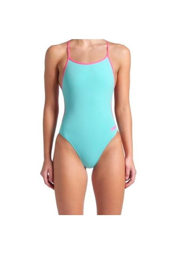 Strój do pływania Arena Solid Lace Back. Kolor: niebieski