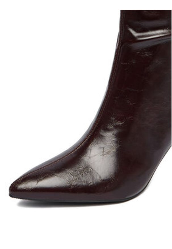 Jenny - JENNY Kozaki CEO-3A9851-6 Bordowy. Kolor: czerwony. Materiał: materiał, syntetyk