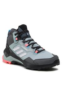 Adidas - adidas Trekkingi Terrex Ax4 Mid Gtx W GORE-TEX GZ3050 Szary. Kolor: szary. Materiał: materiał #1