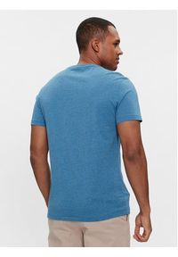 Polo Ralph Lauren T-Shirt 710671438367 Niebieski Custom Slim Fit. Typ kołnierza: polo. Kolor: niebieski. Materiał: bawełna #4
