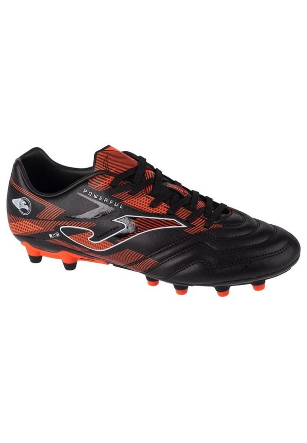 Buty piłkarskie Joma Powerful 2401 Fg POWS2401FG czarne. Zapięcie: sznurówki. Kolor: czarny. Materiał: syntetyk, skóra, guma. Sport: piłka nożna