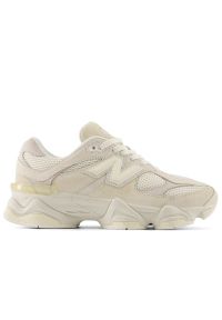 Buty młodzieżowe New Balance GC9060ER - beżowe. Okazja: na uczelnię, na co dzień. Kolor: beżowy. Materiał: skóra, syntetyk, materiał, guma. Szerokość cholewki: normalna. Sport: turystyka piesza #1
