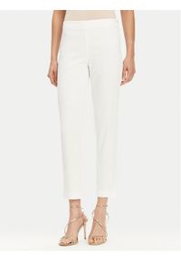 Patrizia Pepe Spodnie materiałowe 2P1683 A411 Biały Regular Fit. Kolor: biały. Materiał: syntetyk #1