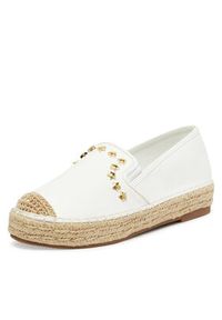 DeeZee Espadryle MSD53 Biały. Kolor: biały. Materiał: materiał