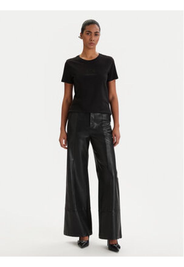 Armani Exchange T-Shirt XW001459 AF10356 UC001 Czarny Regular Fit. Kolor: czarny. Materiał: bawełna