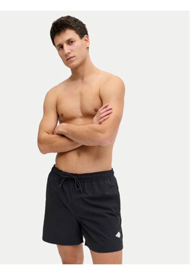 Jack & Jones Szorty kąpielowe Maui Tropic 12291385 Czarny Regular Fit. Kolor: czarny. Materiał: syntetyk