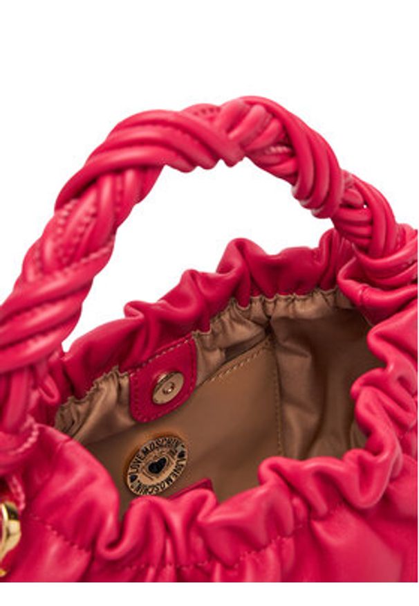 Love Moschino - LOVE MOSCHINO Torebka JC4310PP0MK1361A Różowy. Kolor: różowy. Materiał: skórzane