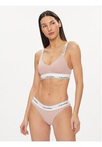 Calvin Klein Underwear Biustonosz bezfiszbinowy 000QF7059E Różowy. Kolor: różowy. Materiał: bawełna #3