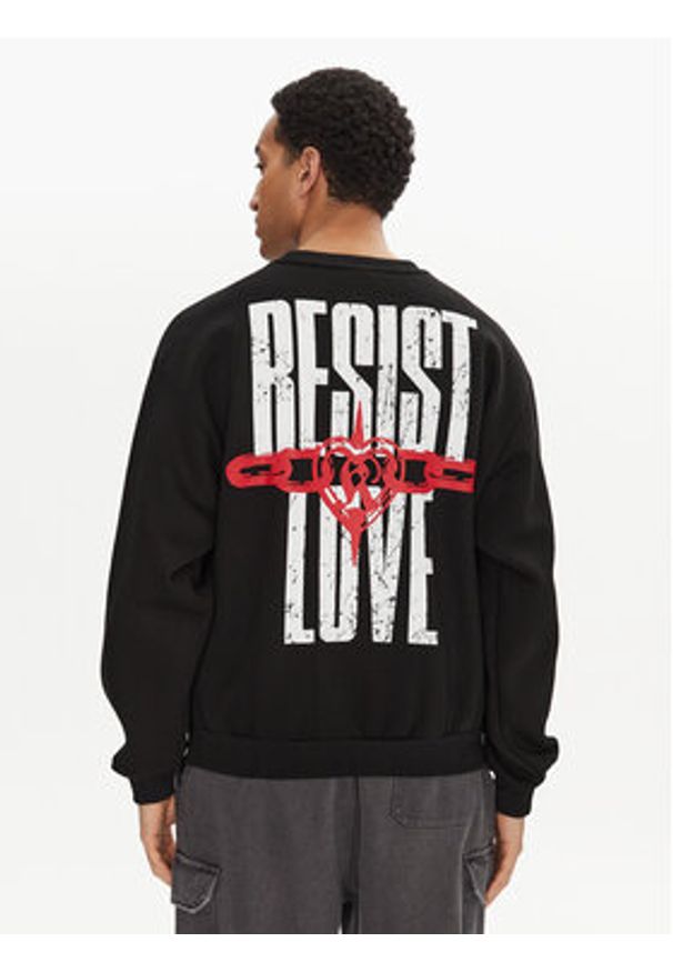 Karl Kani Bluza Resist Love 60200036 Czarny Regular Fit. Kolor: czarny. Materiał: syntetyk