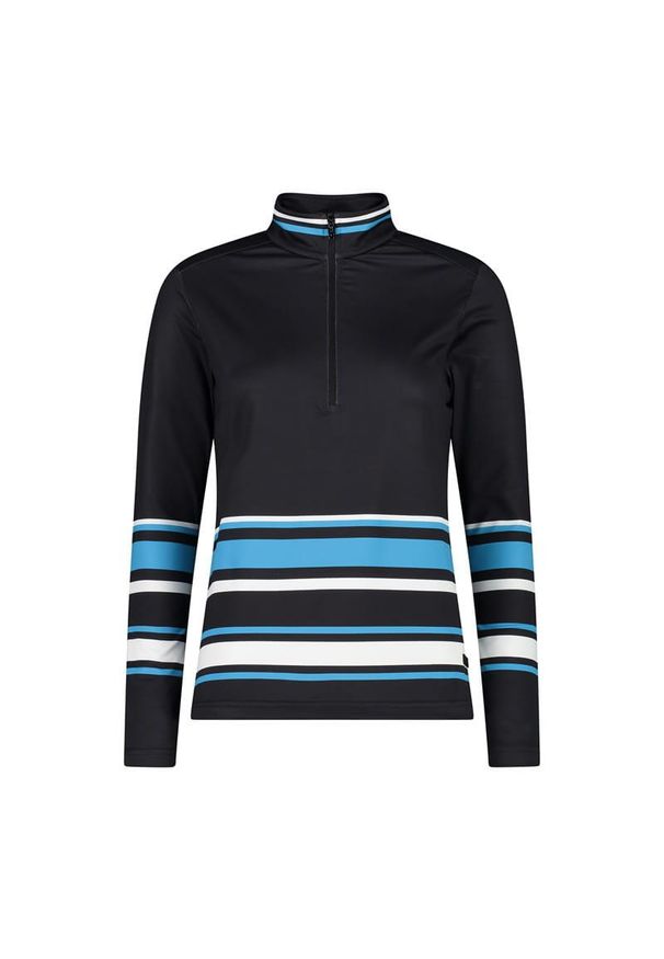 Golf damska narciarska CMP 31L0826. Okazja: na co dzień. Typ kołnierza: golf. Kolor: niebieski. Styl: casual, sportowy. Sport: golf, narciarstwo