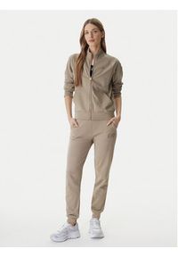 EA7 Emporio Armani Bluza 7W000457 AF13135 Brązowy Regular Fit. Kolor: brązowy. Materiał: bawełna #5