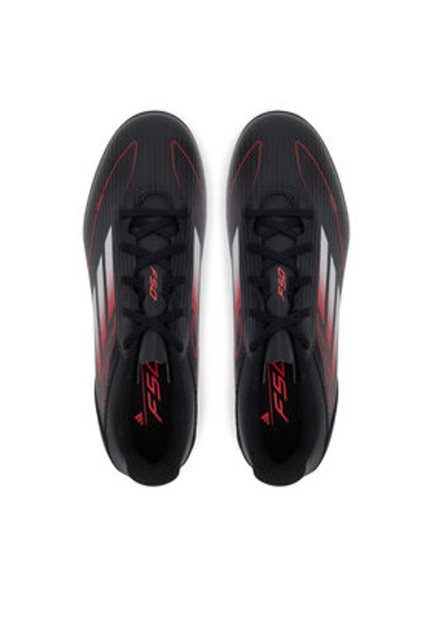 Adidas - adidas Buty do piłki nożnej F50 Club Turf IE1224 Czarny. Kolor: czarny. Materiał: skóra