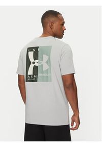 Under Armour T-Shirt EVOL Logo 1390165 Szary Regular Fit. Kolor: szary. Materiał: bawełna, syntetyk
